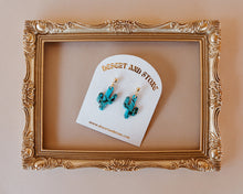 Load image into Gallery viewer, Turquoise Medium Saguaros
