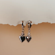Load image into Gallery viewer, Sacred Heart Huggies (gold and silver available)
