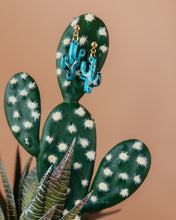 Load image into Gallery viewer, Turquoise Medium Saguaros

