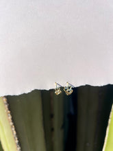 Load image into Gallery viewer, Heart Huggie Hoops
