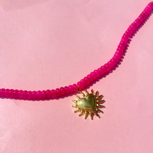 Load image into Gallery viewer, Heart on Fire Necklace
