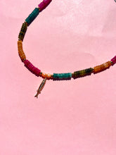 Load image into Gallery viewer, Gemstone Pearl Fish Necklace- pre order

